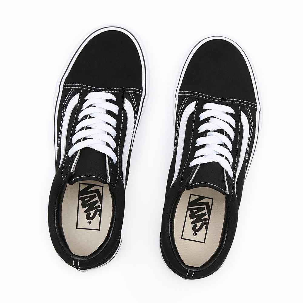 Zapatillas Plataforma Vans Platform Old Skool Mujer Negras | YPE173502