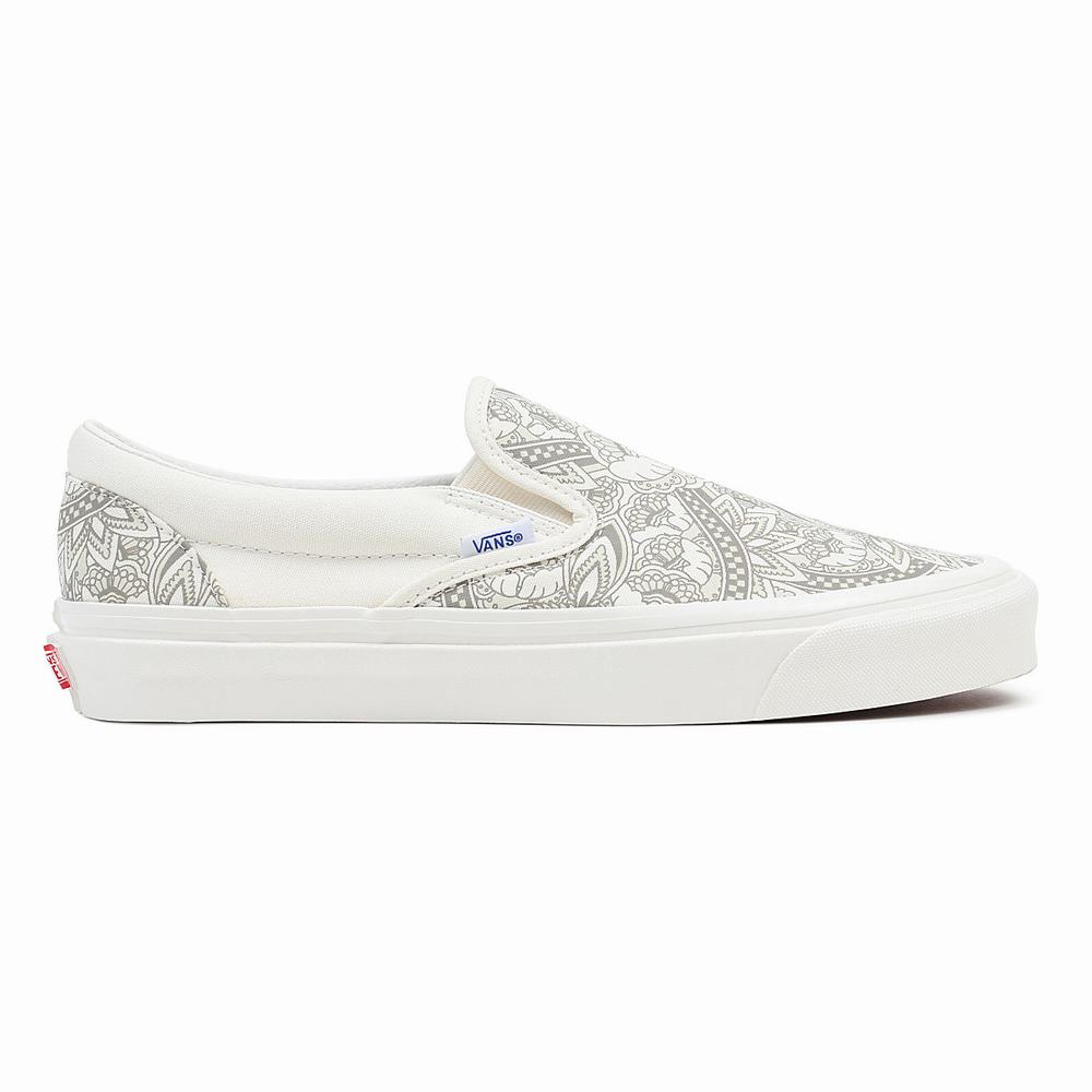 Zapatos Slip On Vans Anaheim Factory Classic Slip-On 98 Dx Mujer Blancas | CAQ375184