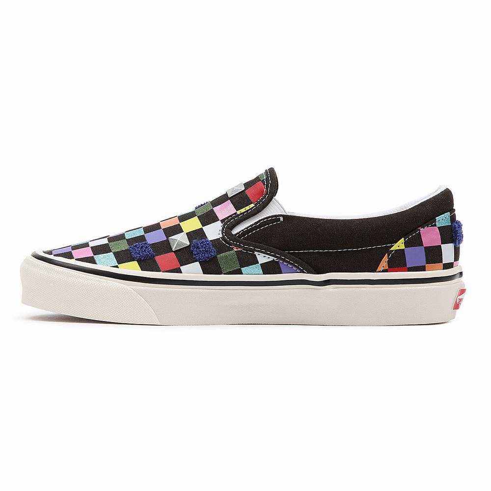 Zapatos Slip On Vans Anaheim Factory Classic Slip-On 98 Dx Hombre Negras/Multicolor | FEQ614385