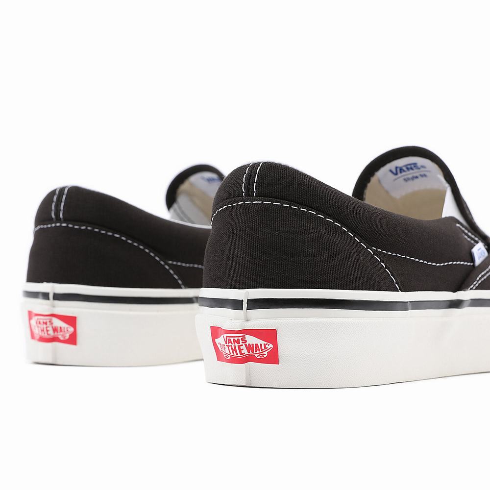 Zapatos Slip On Vans Anaheim Factory Classic Slip-On 98 Dx Mujer Negras | GRE590683