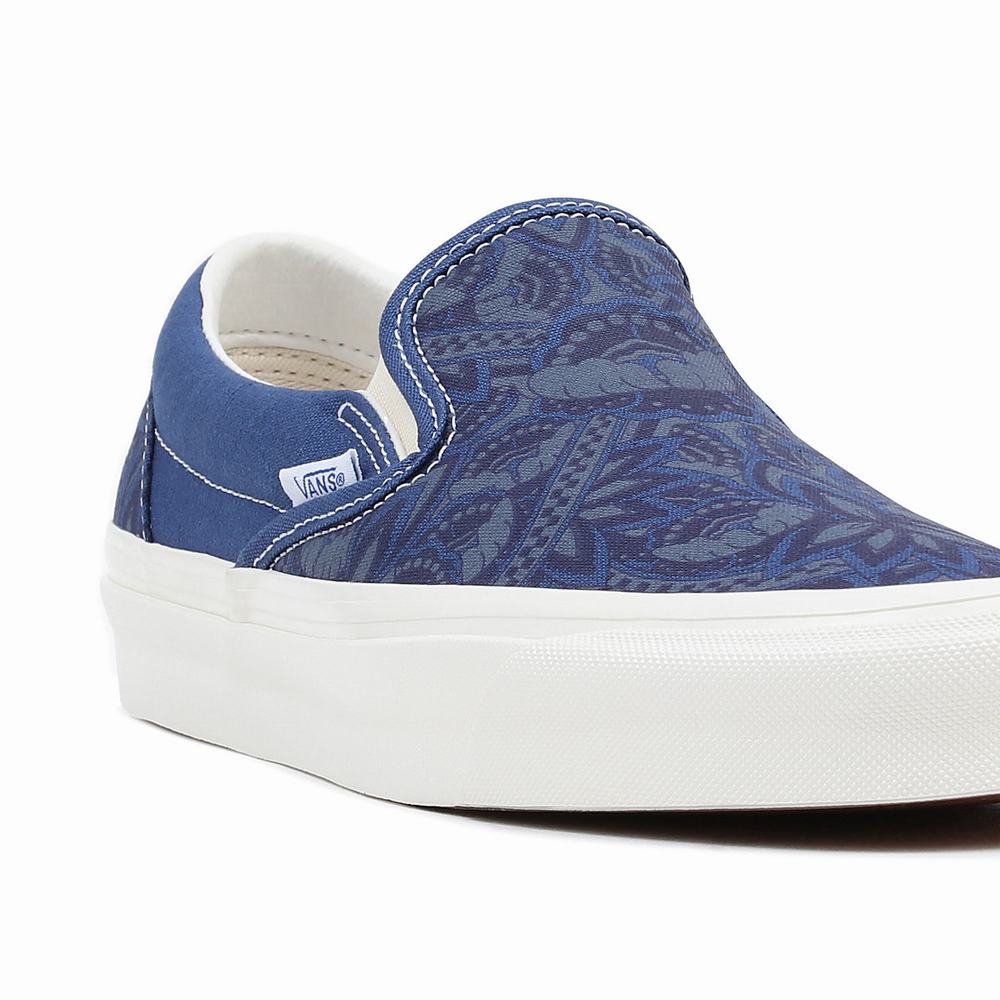 Zapatos Slip On Vans Anaheim Factory Classic Slip-On 98 Dx Mujer Azul Marino | YZT360475