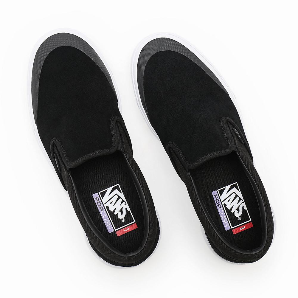 Zapatos Slip On Vans BMX Hombre Negras | WPB475896