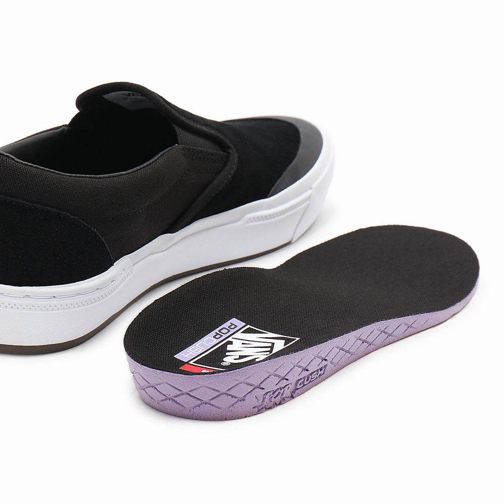 Zapatos Slip On Vans BMX Mujer Negras | RVF037182