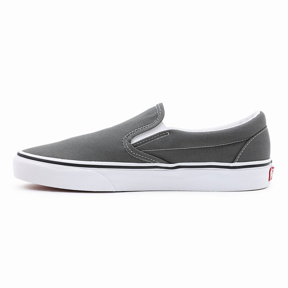 Zapatos Slip On Vans Canvas Classic Hombre Gris | KED904576