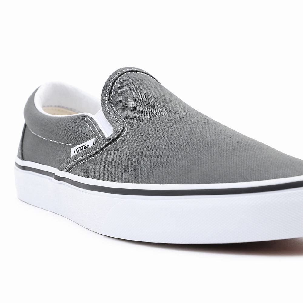 Zapatos Slip On Vans Canvas Classic Hombre Gris | KED904576