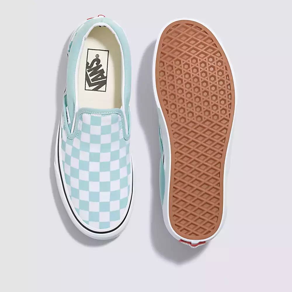 Zapatos Slip On Vans Checkerboard Classic Hombre Azules | LAK357160