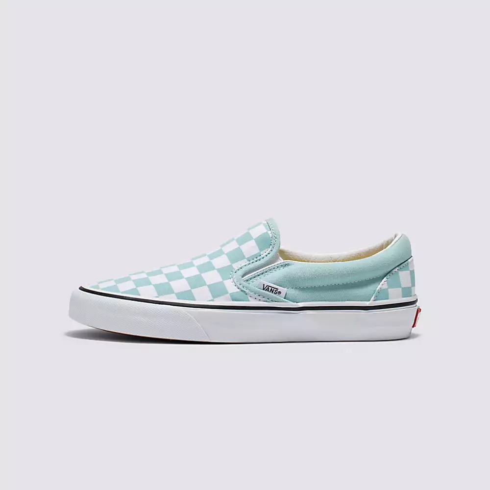 Zapatos Slip On Vans Checkerboard Classic Hombre Azules | LAK357160