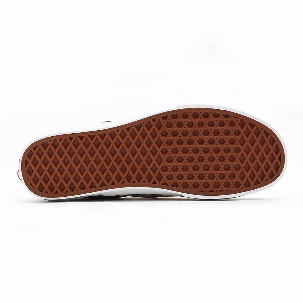 Zapatos Slip On Vans Checkerboard Classic Hombre Beige | VQZ679210