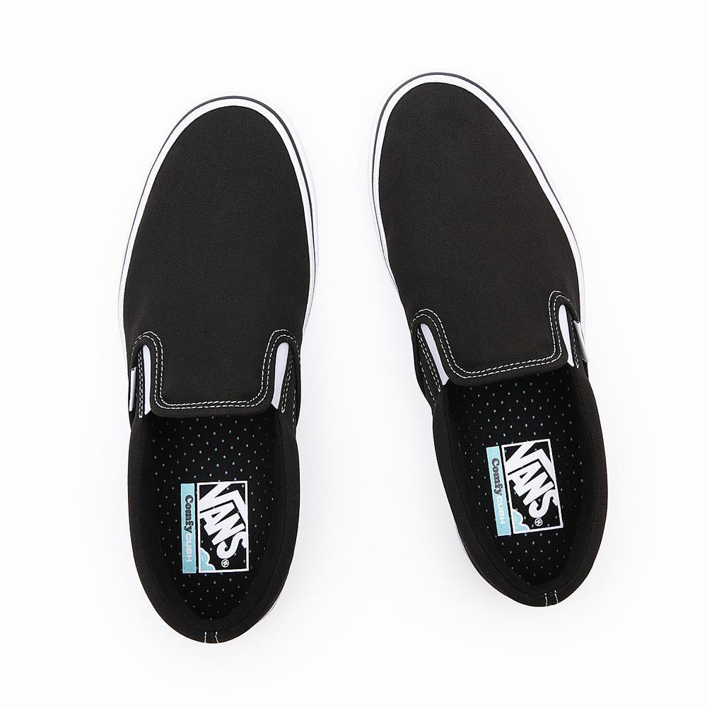 Zapatos Slip On Vans Classic ComfyCush Hombre Negras | EZF936540