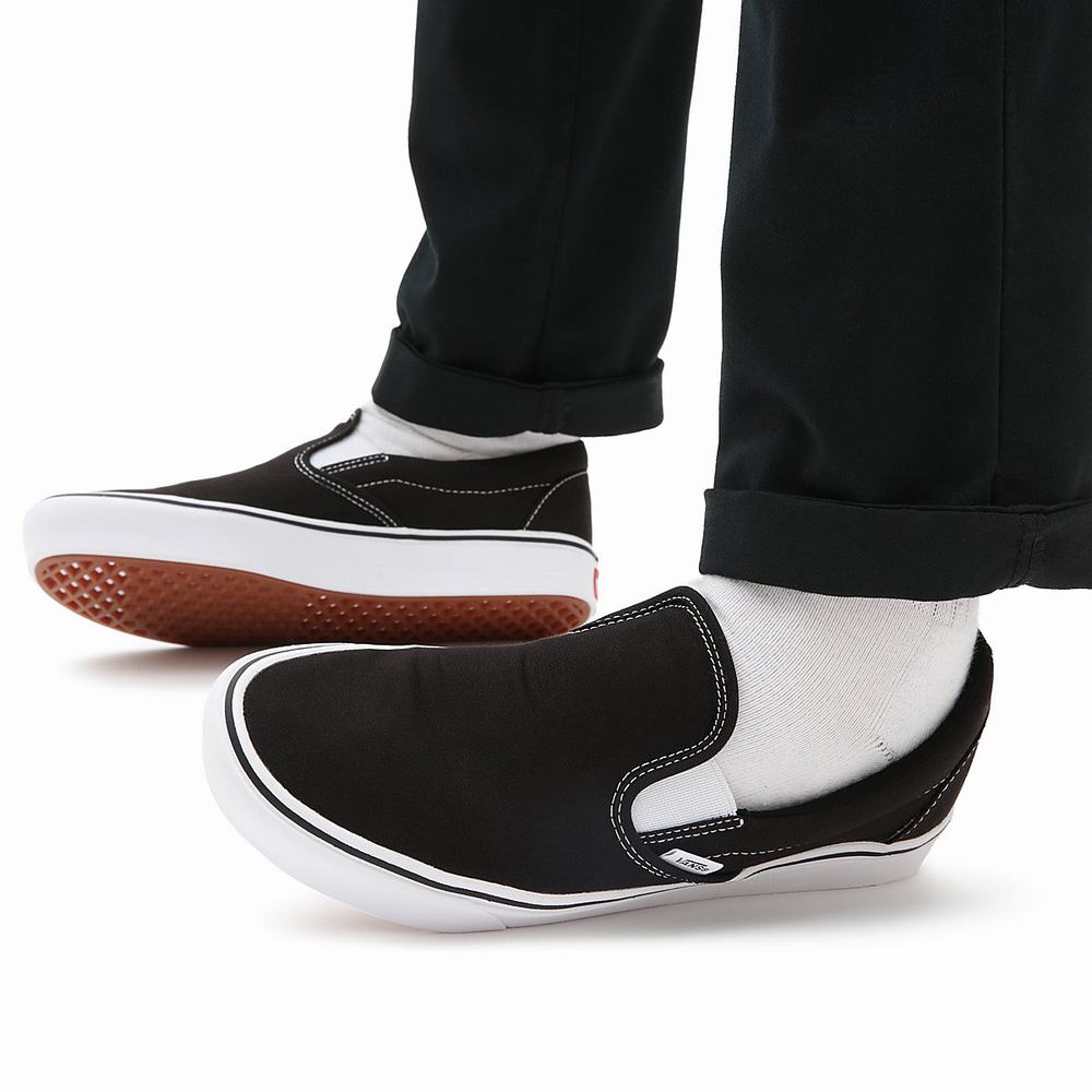 Zapatos Slip On Vans Classic ComfyCush Hombre Negras | EZF936540