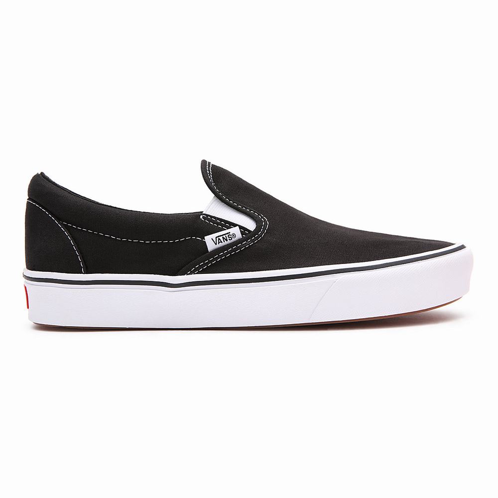 Zapatos Slip On Vans Classic ComfyCush Hombre Negras | EZF936540