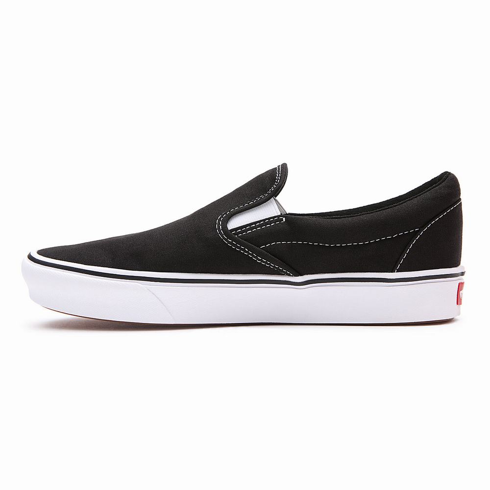 Zapatos Slip On Vans Classic ComfyCush Hombre Negras | EZF936540