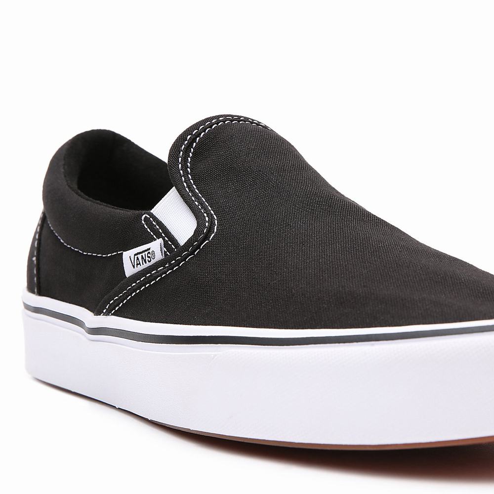 Zapatos Slip On Vans Classic ComfyCush Hombre Negras | EZF936540