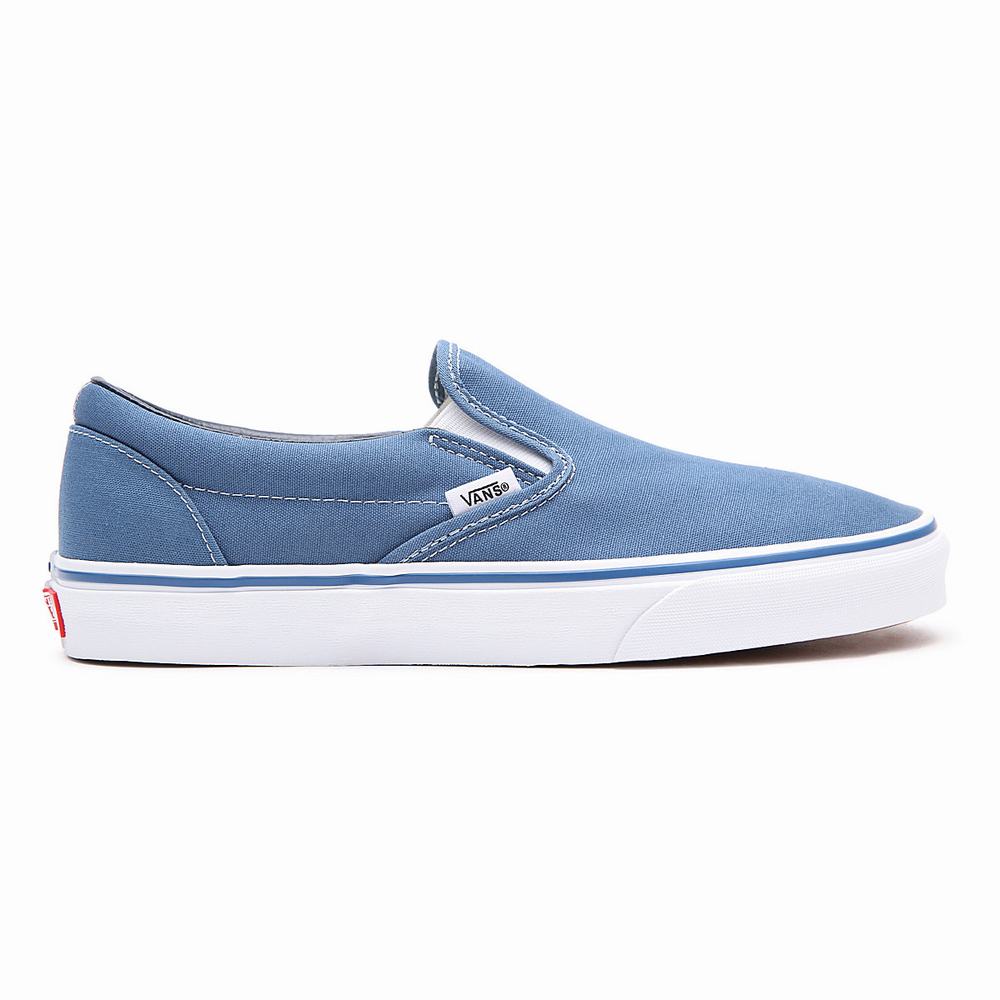 Zapatos Slip On Vans Classic Hombre Azules | AUR960235