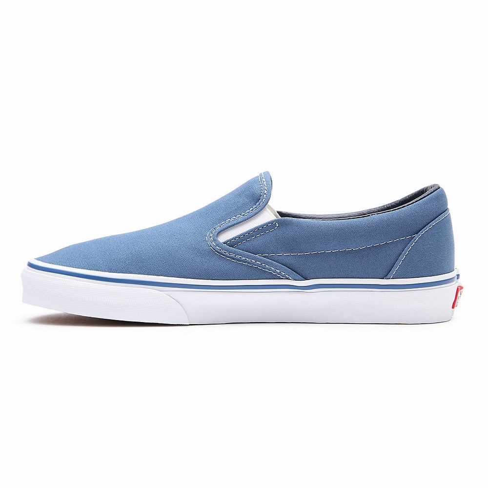 Zapatos Slip On Vans Classic Hombre Azules | AUR960235