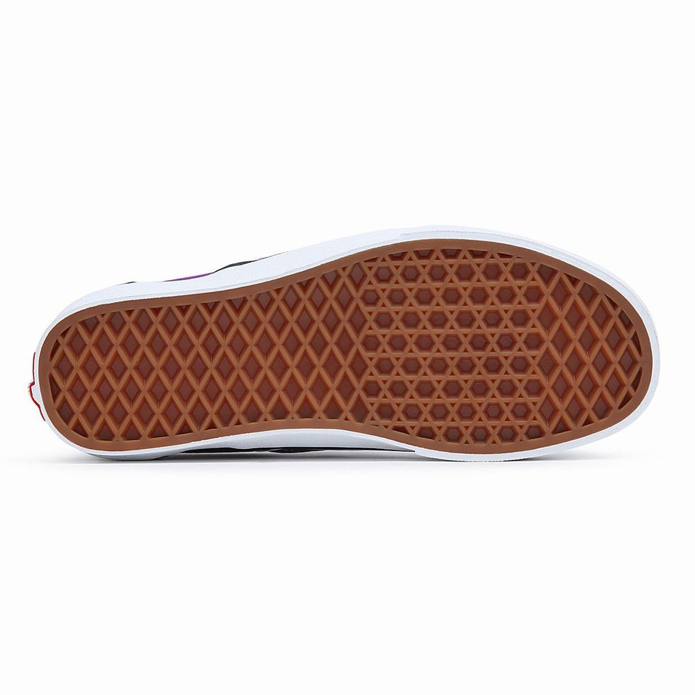 Zapatos Slip On Vans Classic Hombre Blancas/Moradas | BRM635478