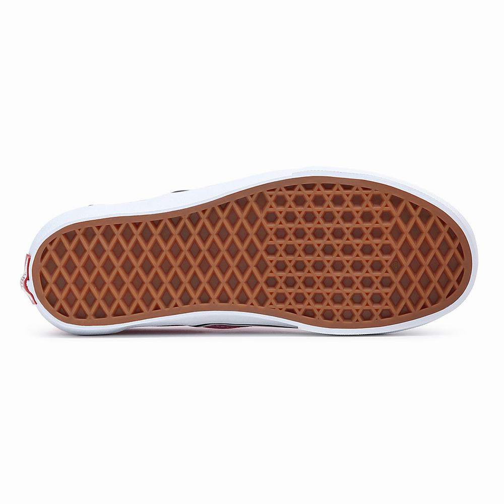 Zapatos Slip On Vans Classic Hombre Blancas/Rosas | MJB961732