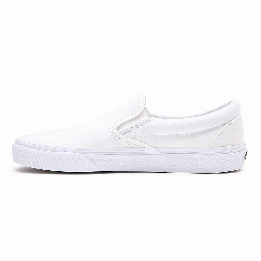 Zapatos Slip On Vans Classic Hombre Blancas | NOK839215