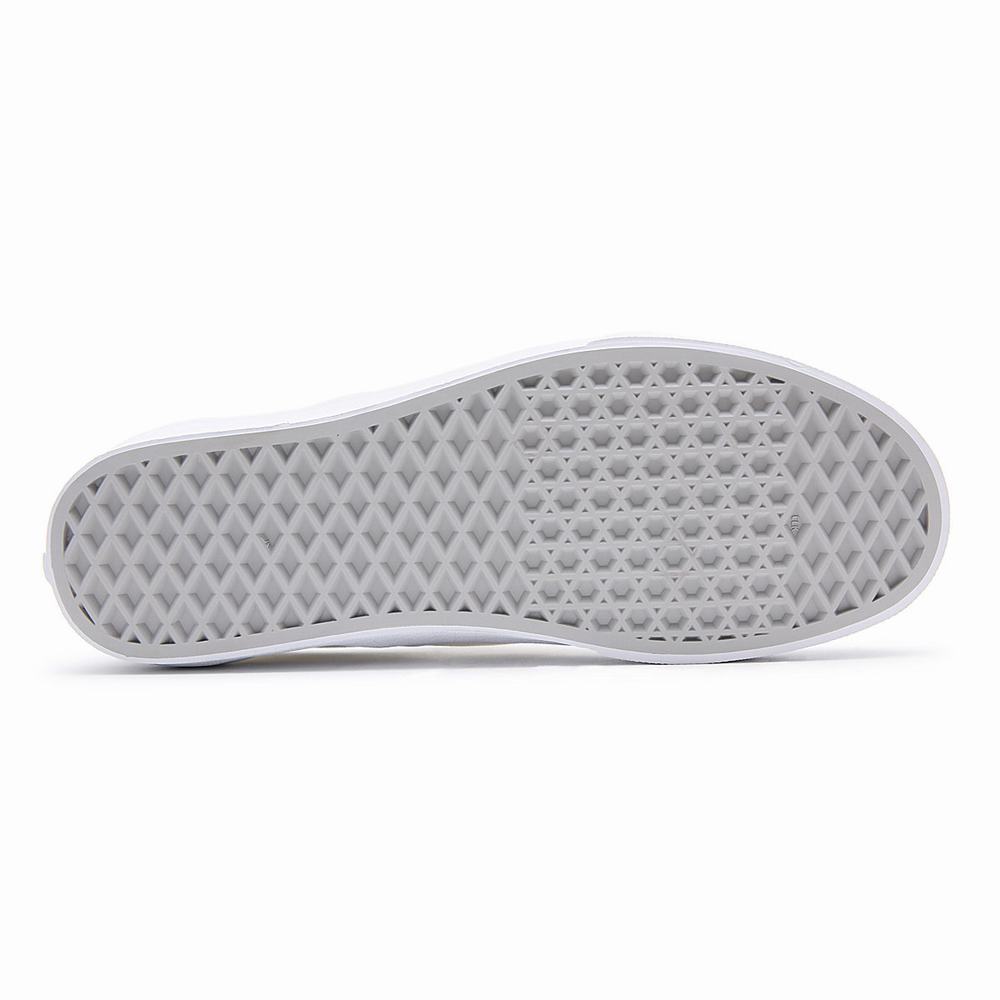 Zapatos Slip On Vans Classic Hombre Blancas | NOK839215