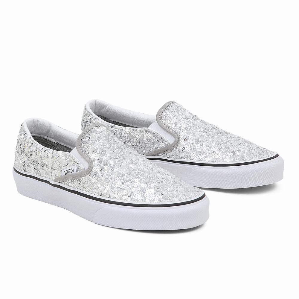 Zapatos Slip On Vans Classic Hombre Gris | OHJ563190