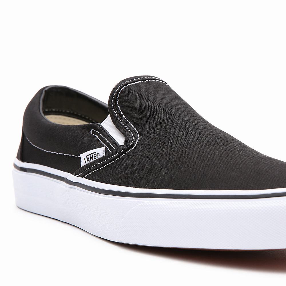 Zapatos Slip On Vans Classic Hombre Negras | KIS019378