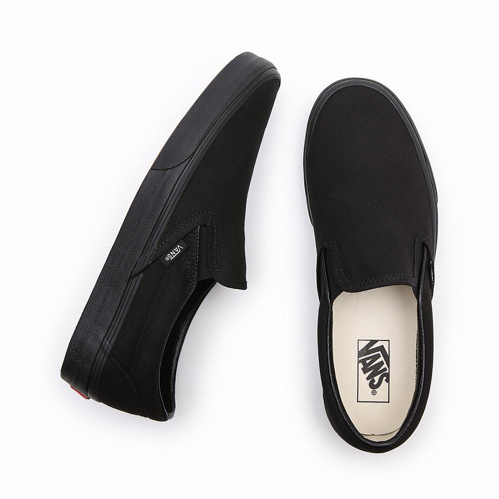 Zapatos Slip On Vans Classic Hombre Negras | ULZ208463