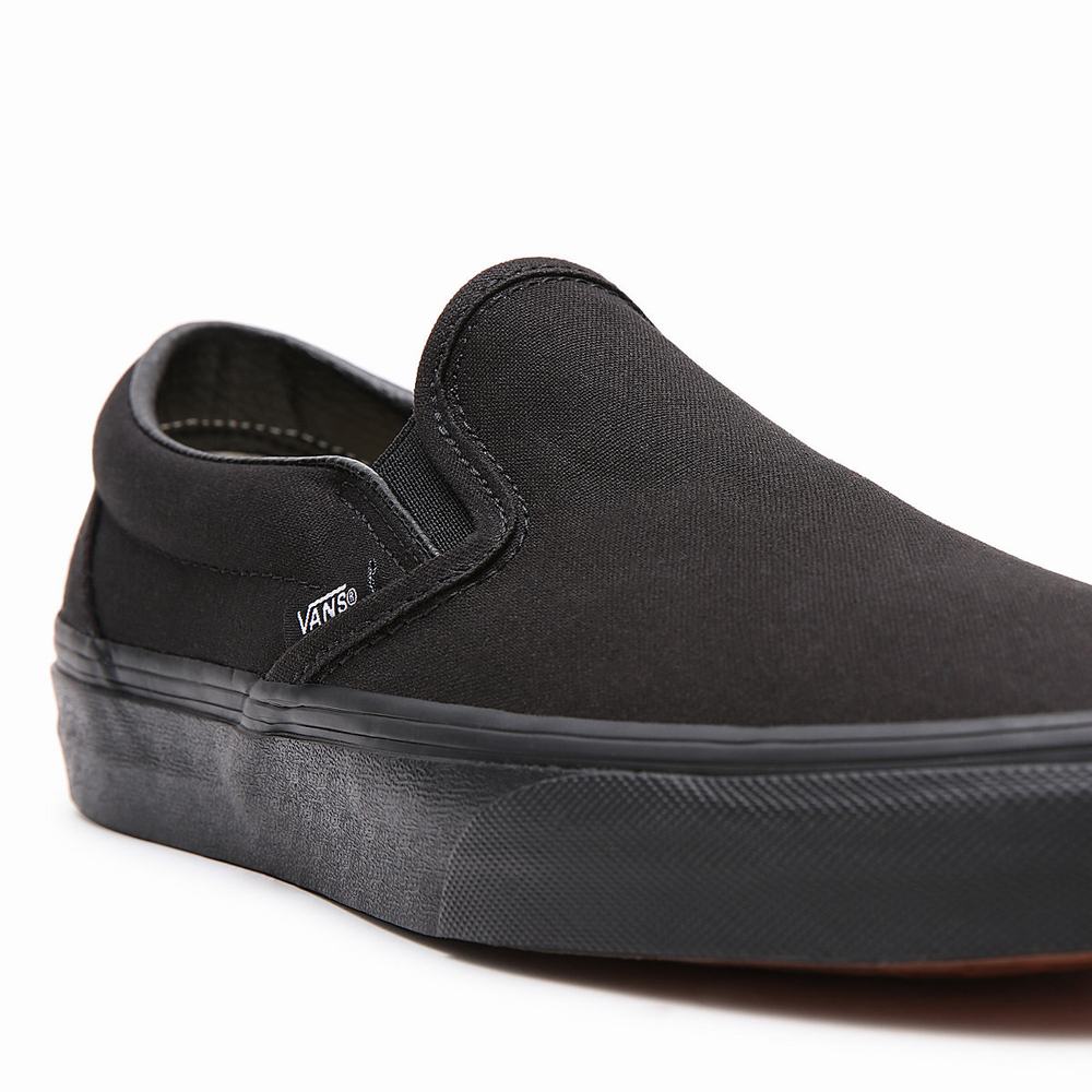 Zapatos Slip On Vans Classic Hombre Negras | ULZ208463