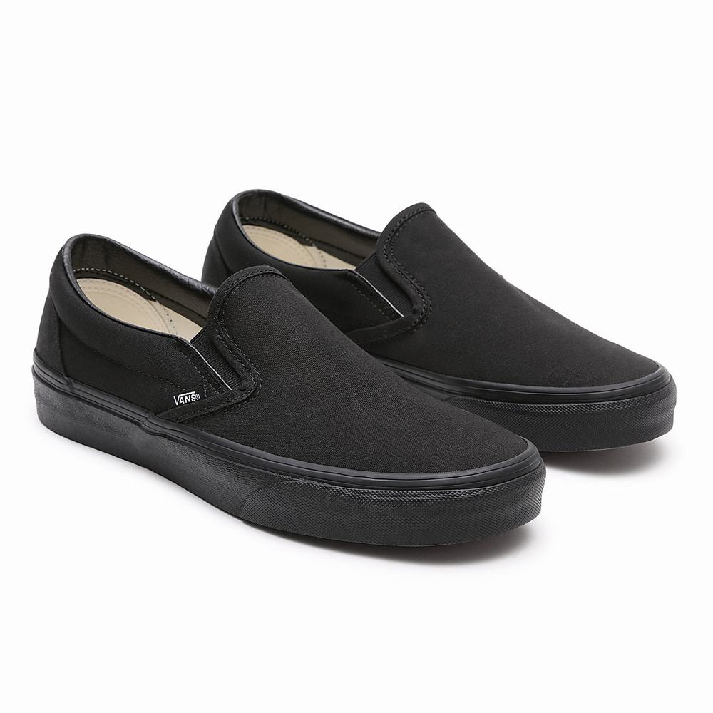 Zapatos Slip On Vans Classic Hombre Negras | ULZ208463