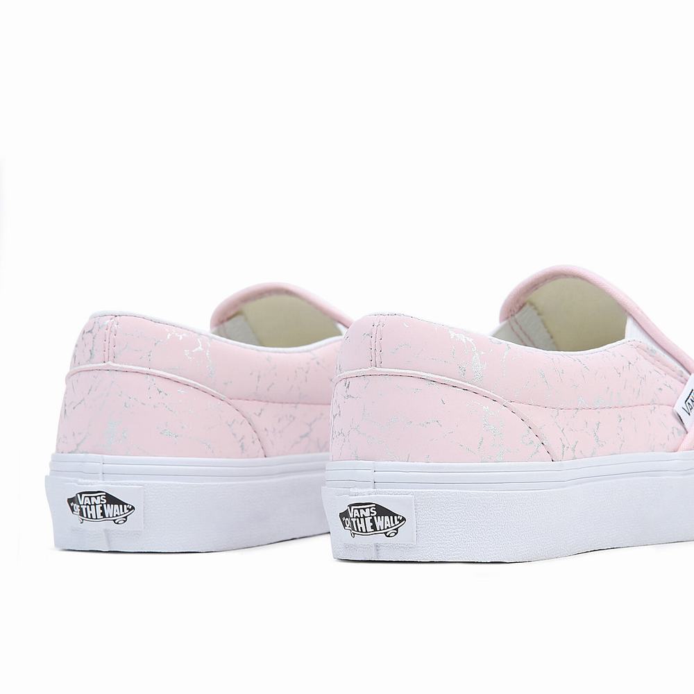 Zapatos Slip On Vans Classic Hombre Rosas | KMT546381