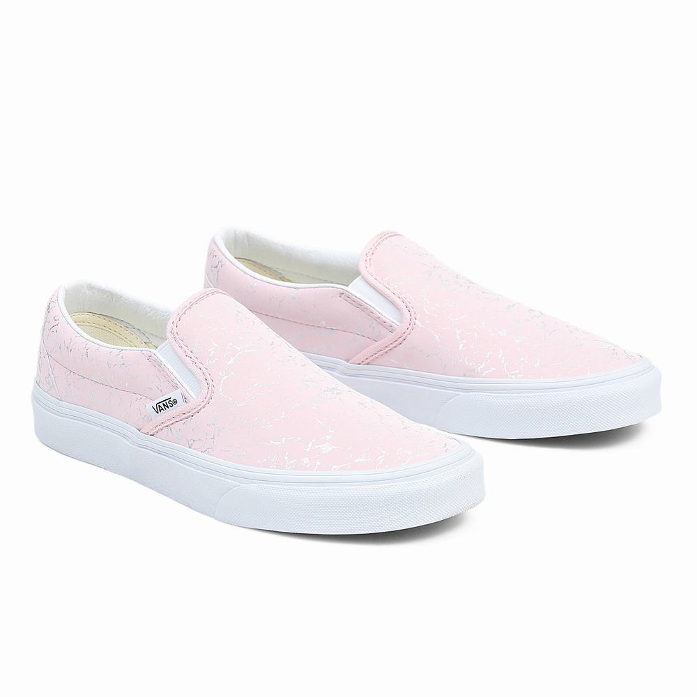 Zapatos Slip On Vans Classic Hombre Rosas | KMT546381