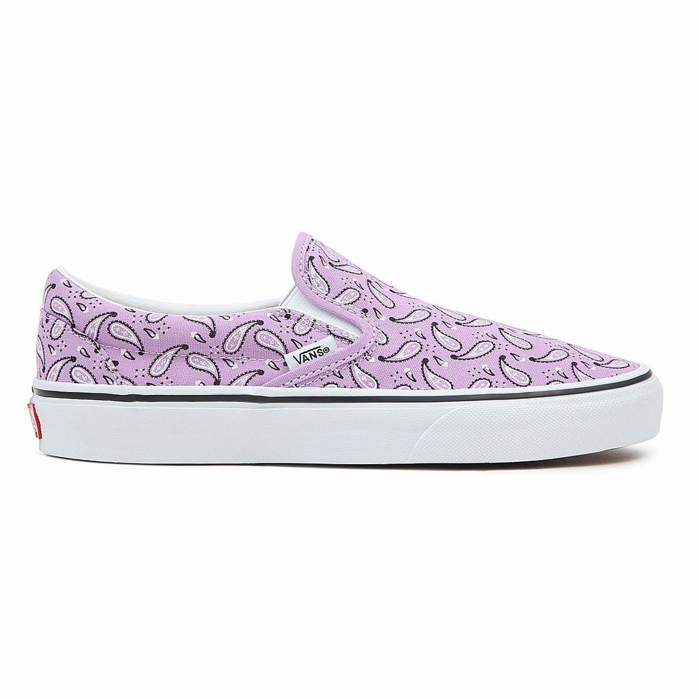 Zapatos Slip On Vans Classic Hombre Rosas | NPZ697015