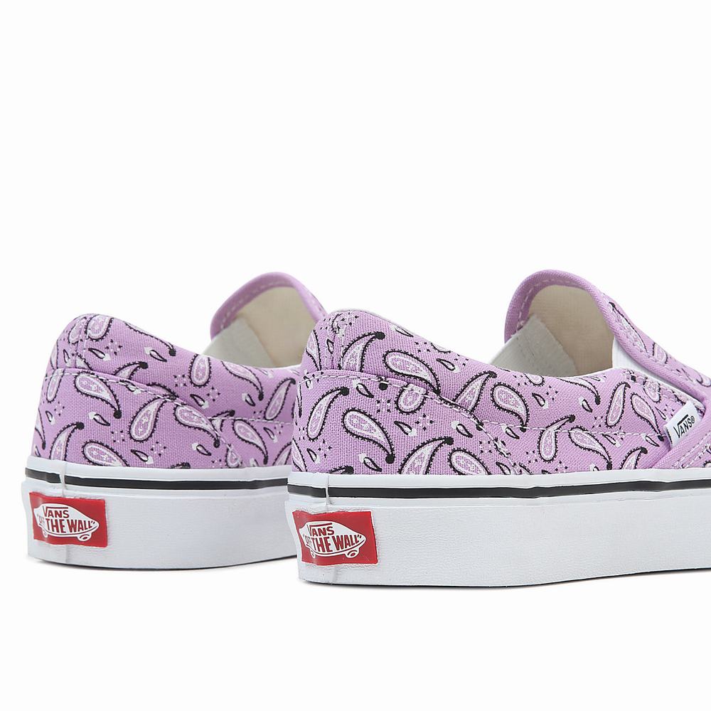 Zapatos Slip On Vans Classic Hombre Rosas | NPZ697015