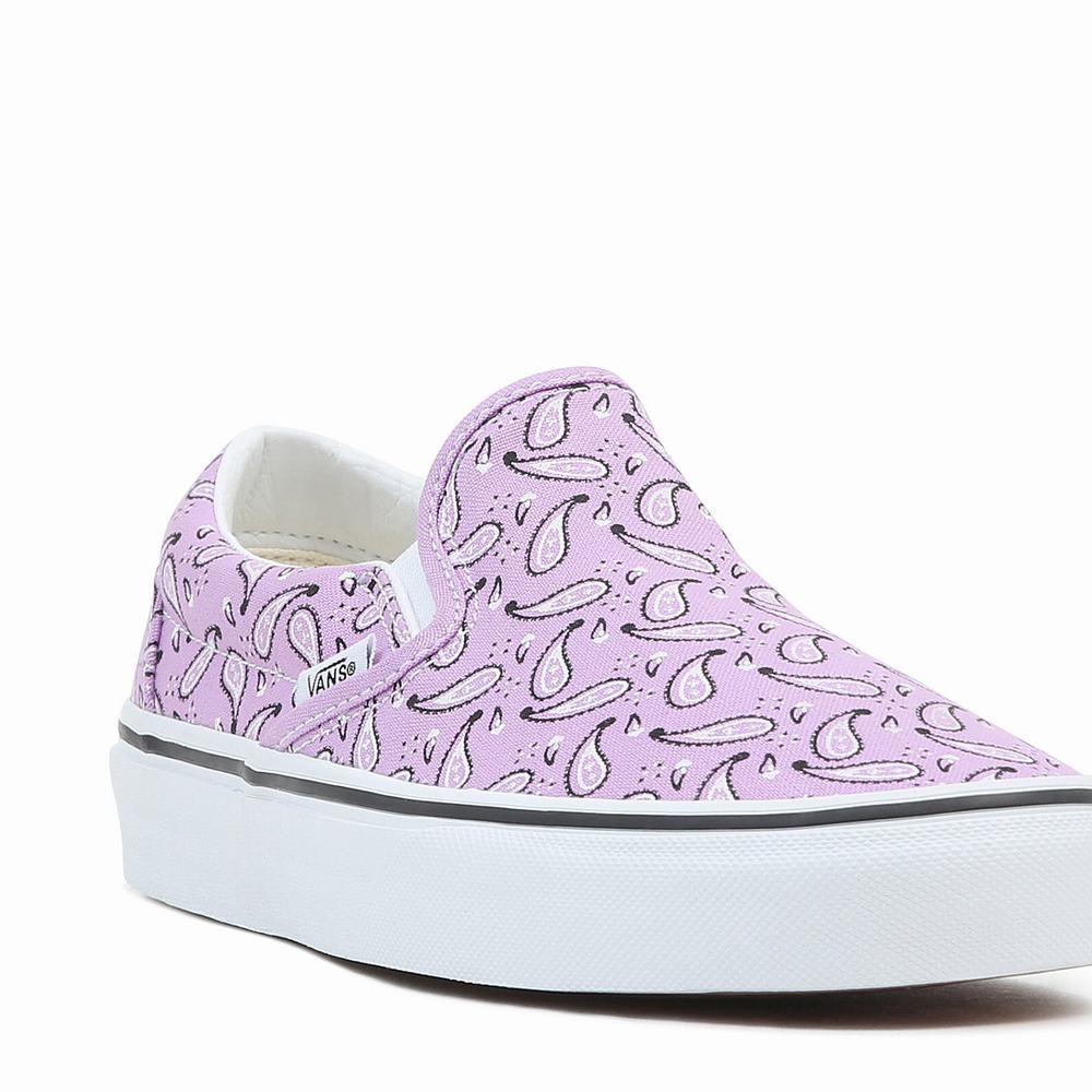 Zapatos Slip On Vans Classic Hombre Rosas | NPZ697015