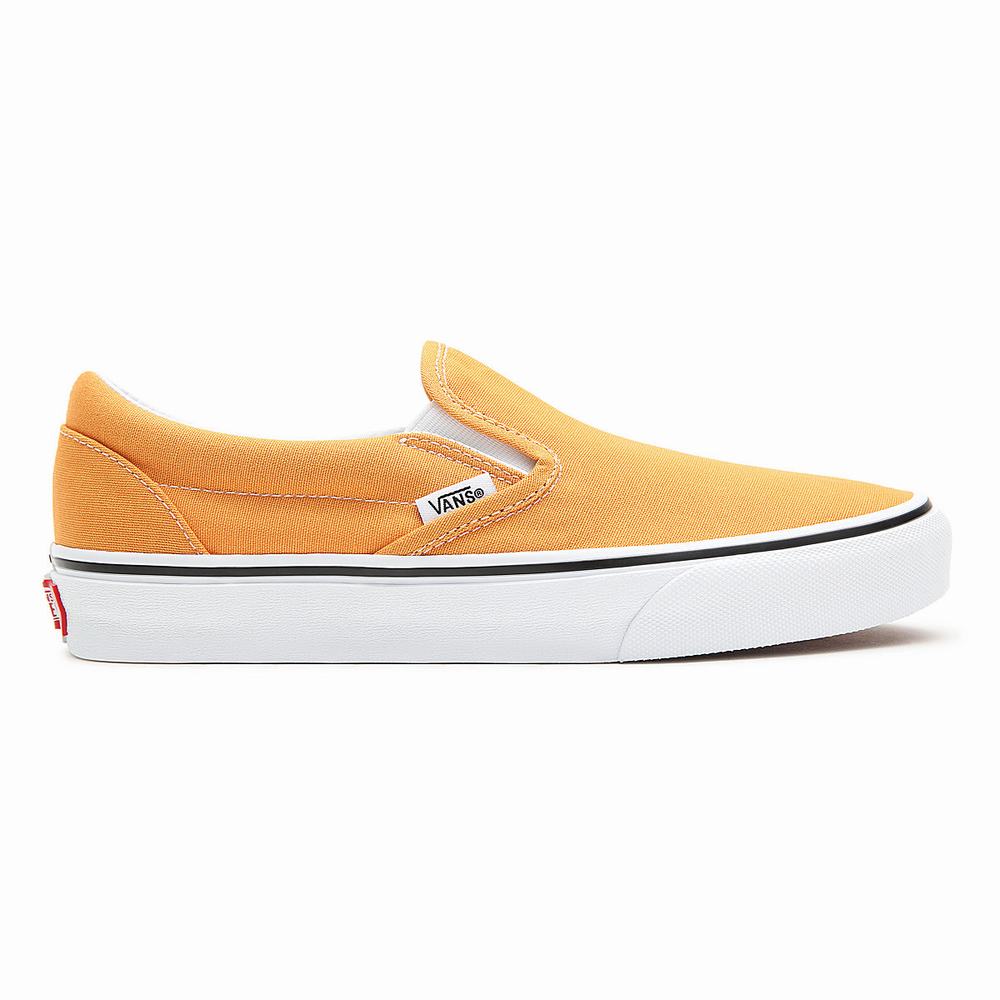 Zapatos Slip On Vans Classic Mujer Amarillo | MRK068419