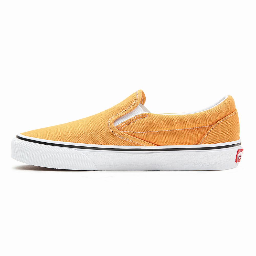 Zapatos Slip On Vans Classic Mujer Amarillo | MRK068419