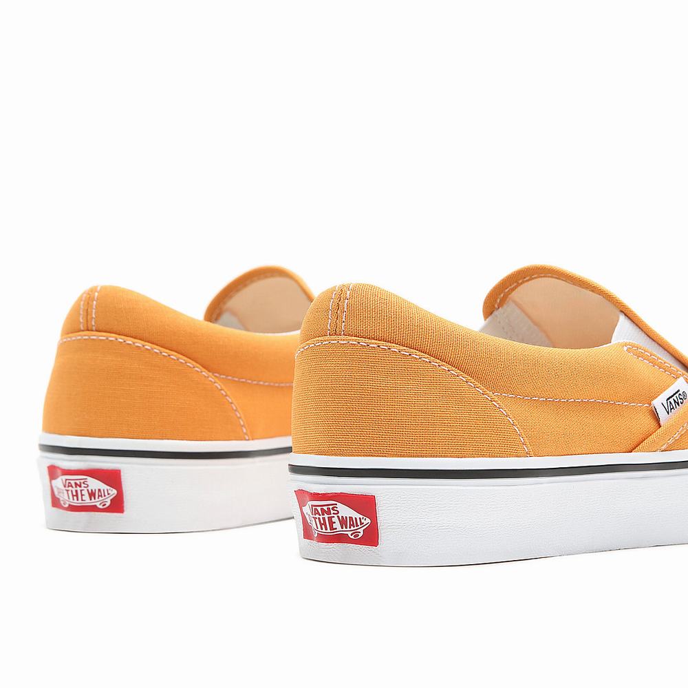 Zapatos Slip On Vans Classic Mujer Amarillo | MRK068419