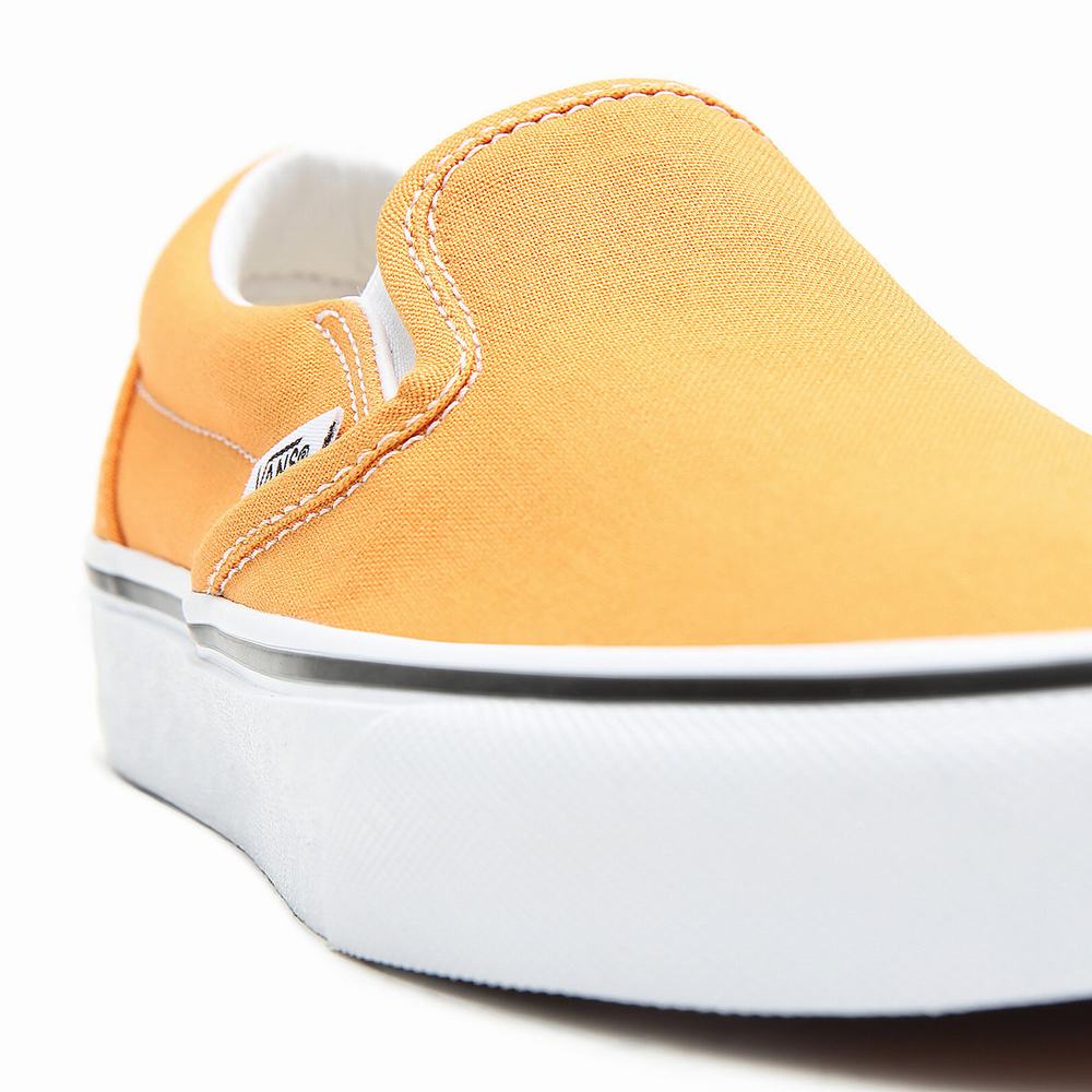 Zapatos Slip On Vans Classic Mujer Amarillo | MRK068419