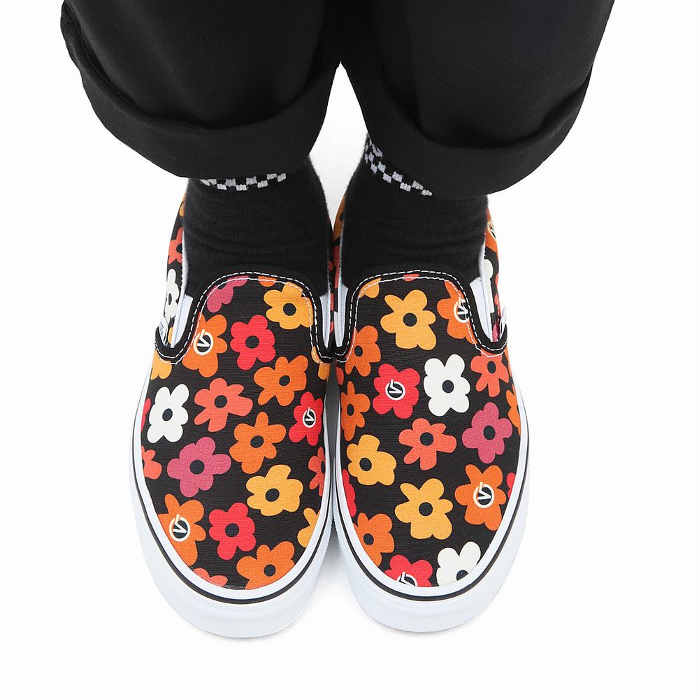 Zapatos Slip On Vans Classic Mujer Multicolor | AXB657830