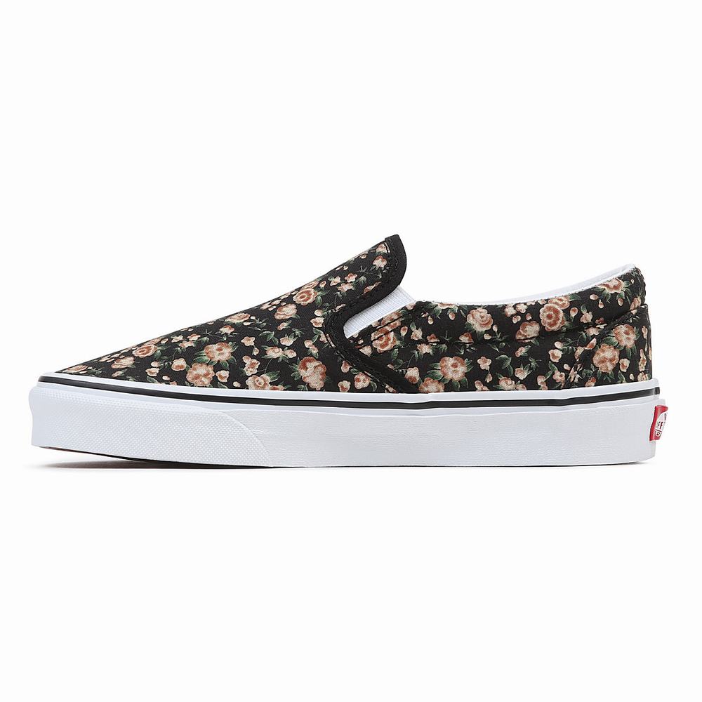 Zapatos Slip On Vans Classic Mujer Negras | GWJ054218