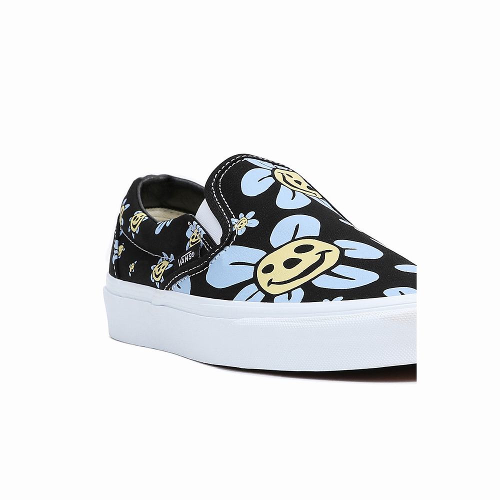 Zapatos Slip On Vans Classic Mujer Negras | LBT791384