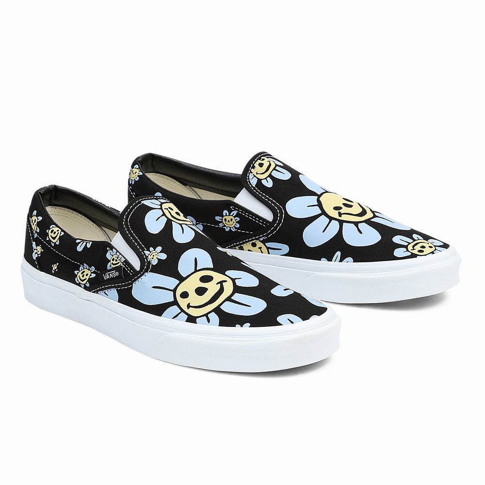 Zapatos Slip On Vans Classic Mujer Negras | LBT791384