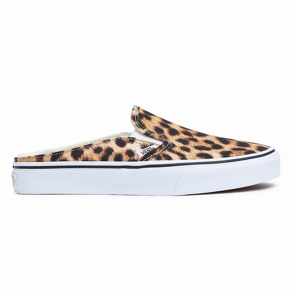 Zapatos Slip On Vans Classic Slip-On Mule Mujer Marrones | BQI783246