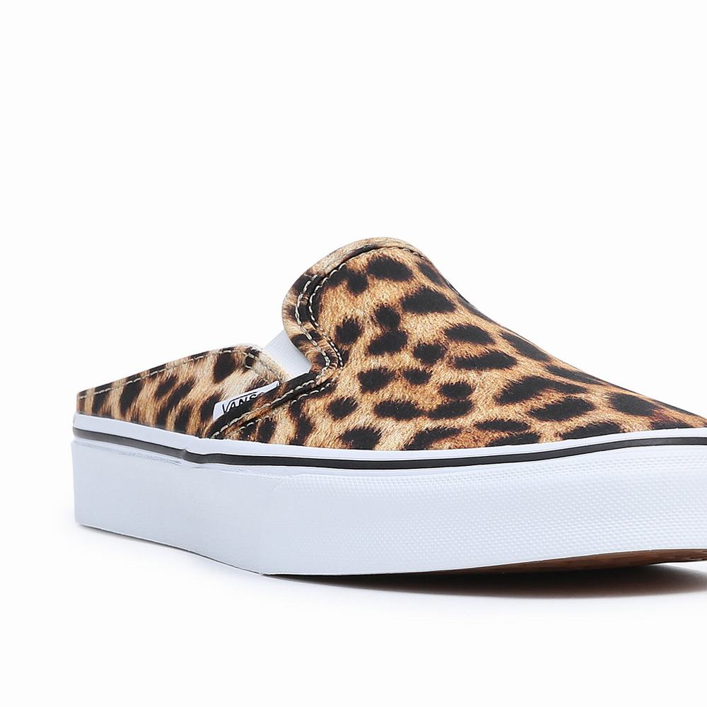 Zapatos Slip On Vans Classic Slip-On Mule Mujer Marrones | BQI783246