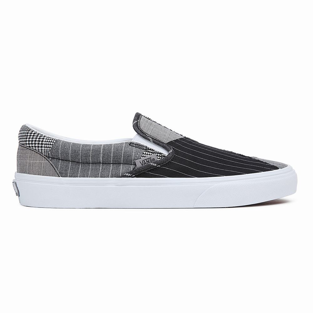 Zapatos Slip On Vans Classic Slip-On Patchwork Hombre Gris | VAS401368