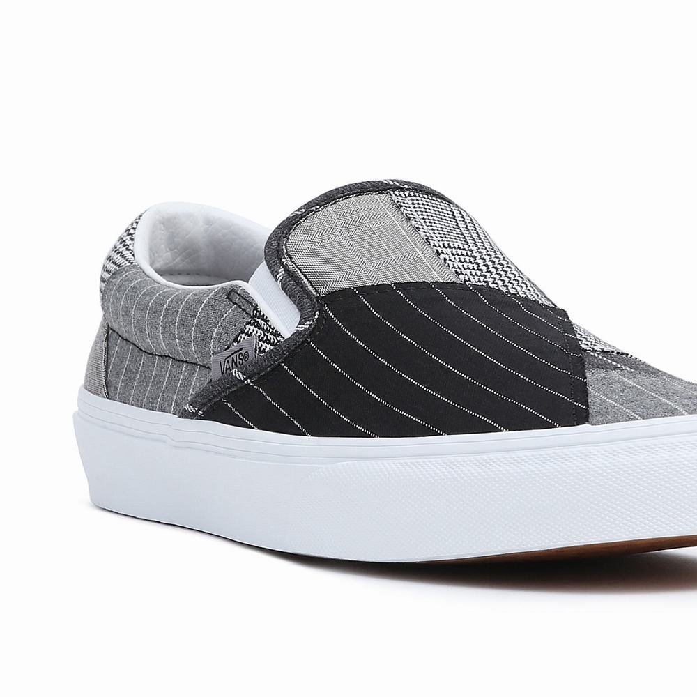 Zapatos Slip On Vans Classic Slip-On Patchwork Hombre Gris | VAS401368