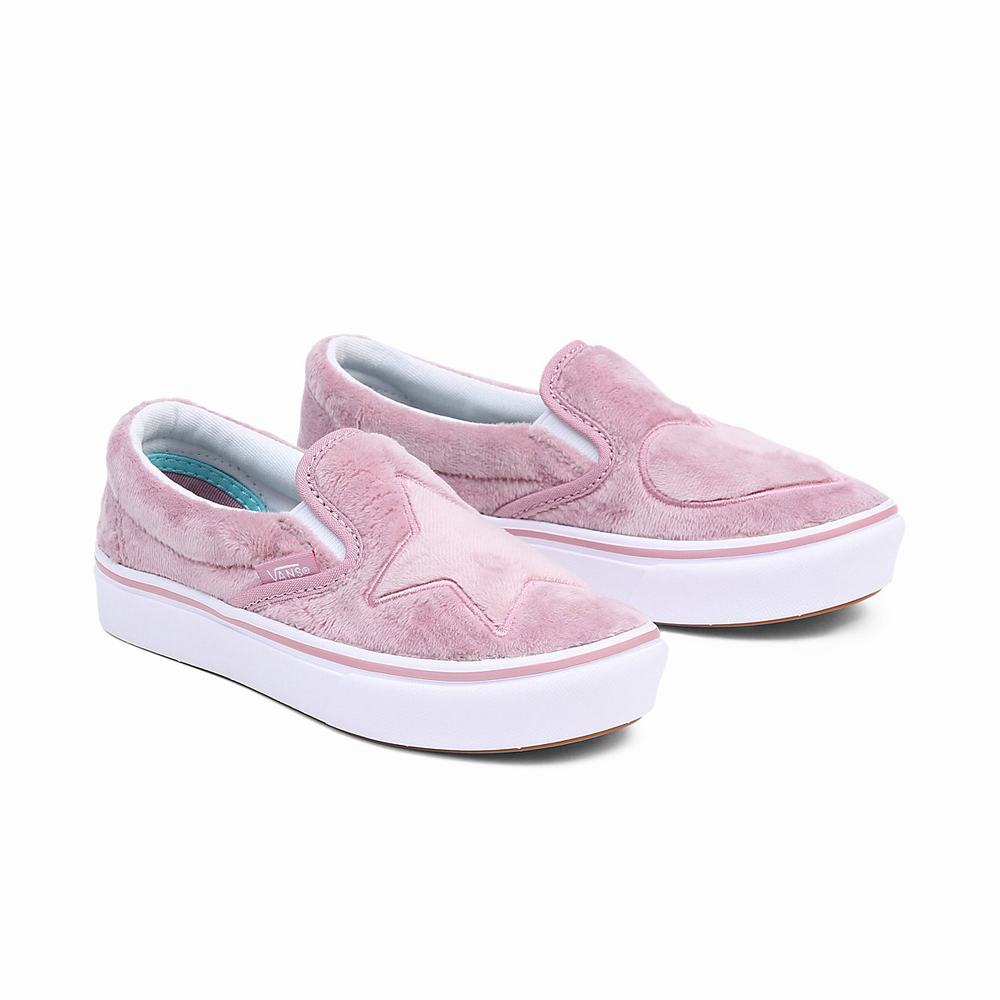 Zapatos Slip On Vans ComfyCush (4-8 years) Niños Rosas | ZXE308795