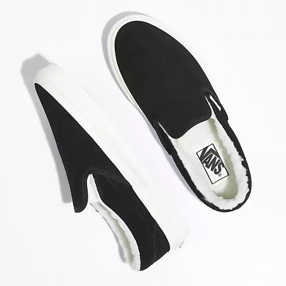 Zapatos Slip On Vans Cozy Hug Classic Hombre Negras | APH619743