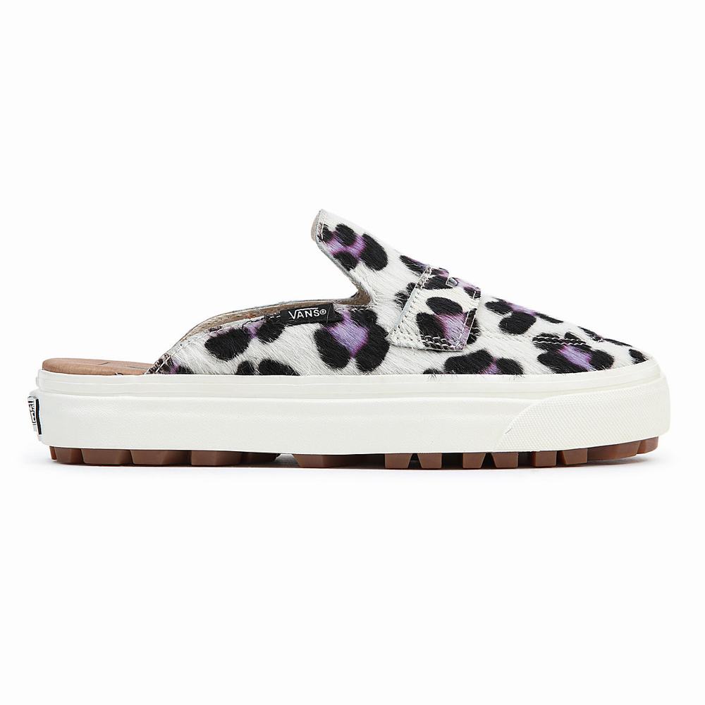 Zapatos Slip On Vans Estilo 53 Mule Hombre Blancas | WJD506431