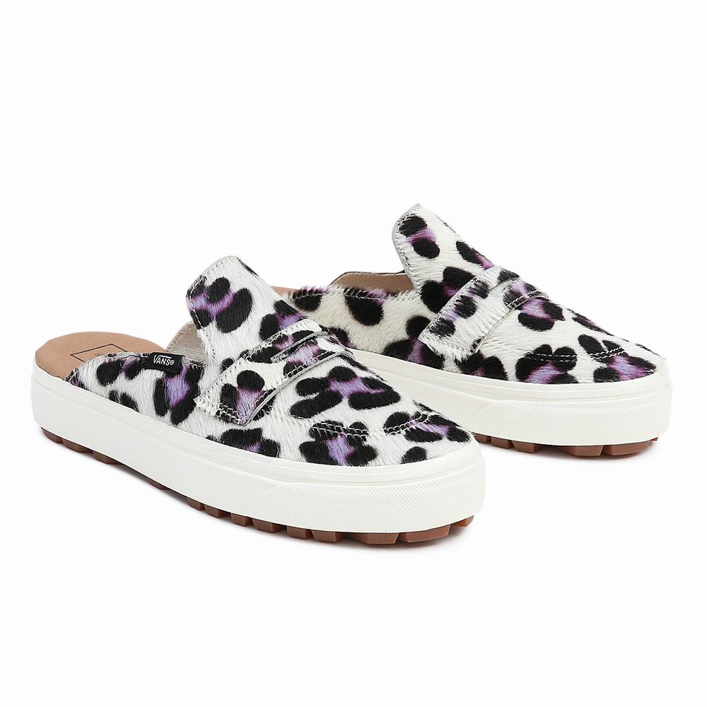 Zapatos Slip On Vans Estilo 53 Mule Hombre Blancas | WJD506431