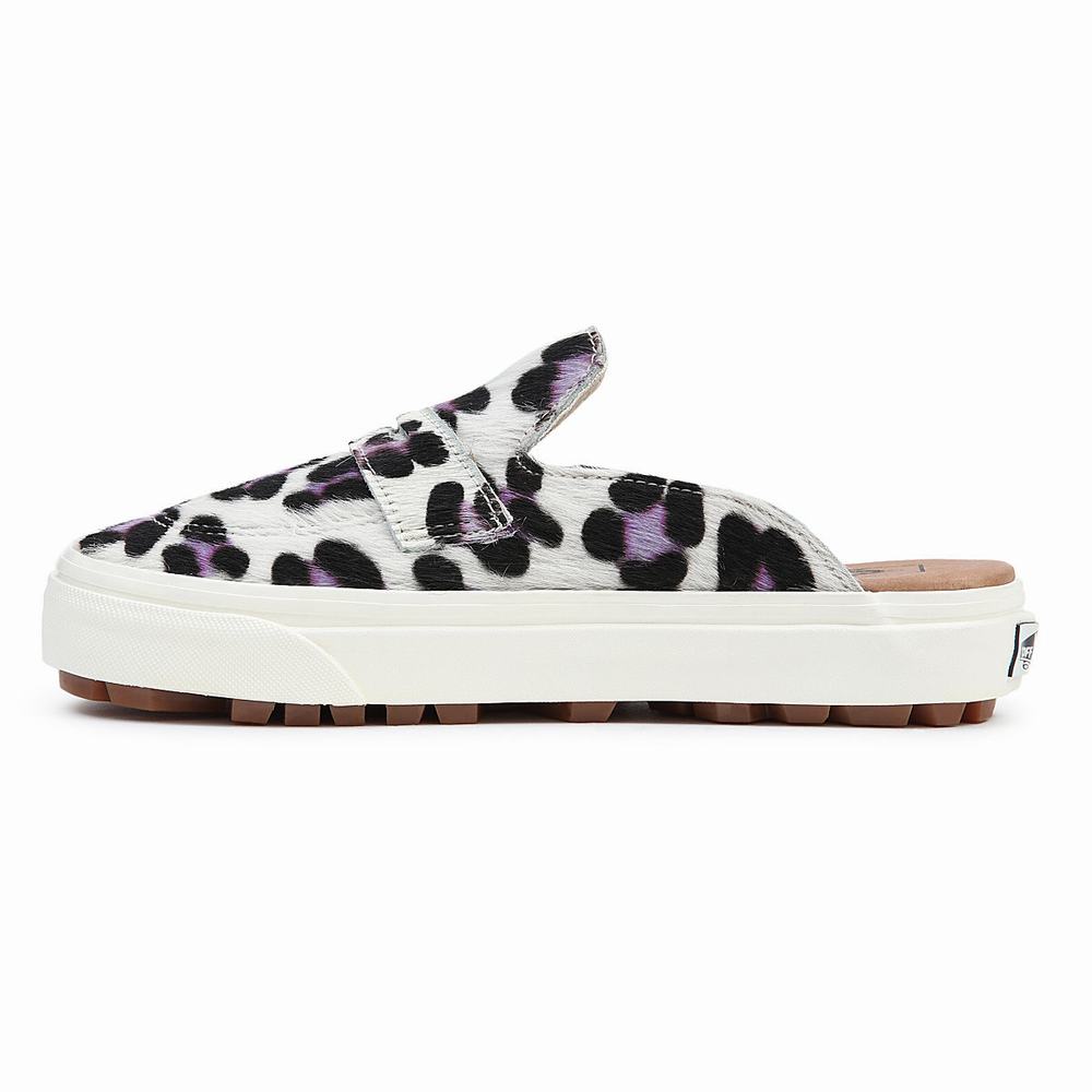 Zapatos Slip On Vans Estilo 53 Mule Mujer Blancas | BGS412860